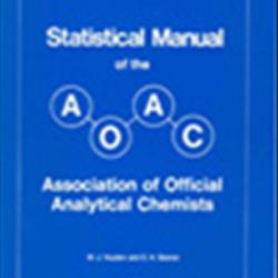 Statistical Manual of the AOAC