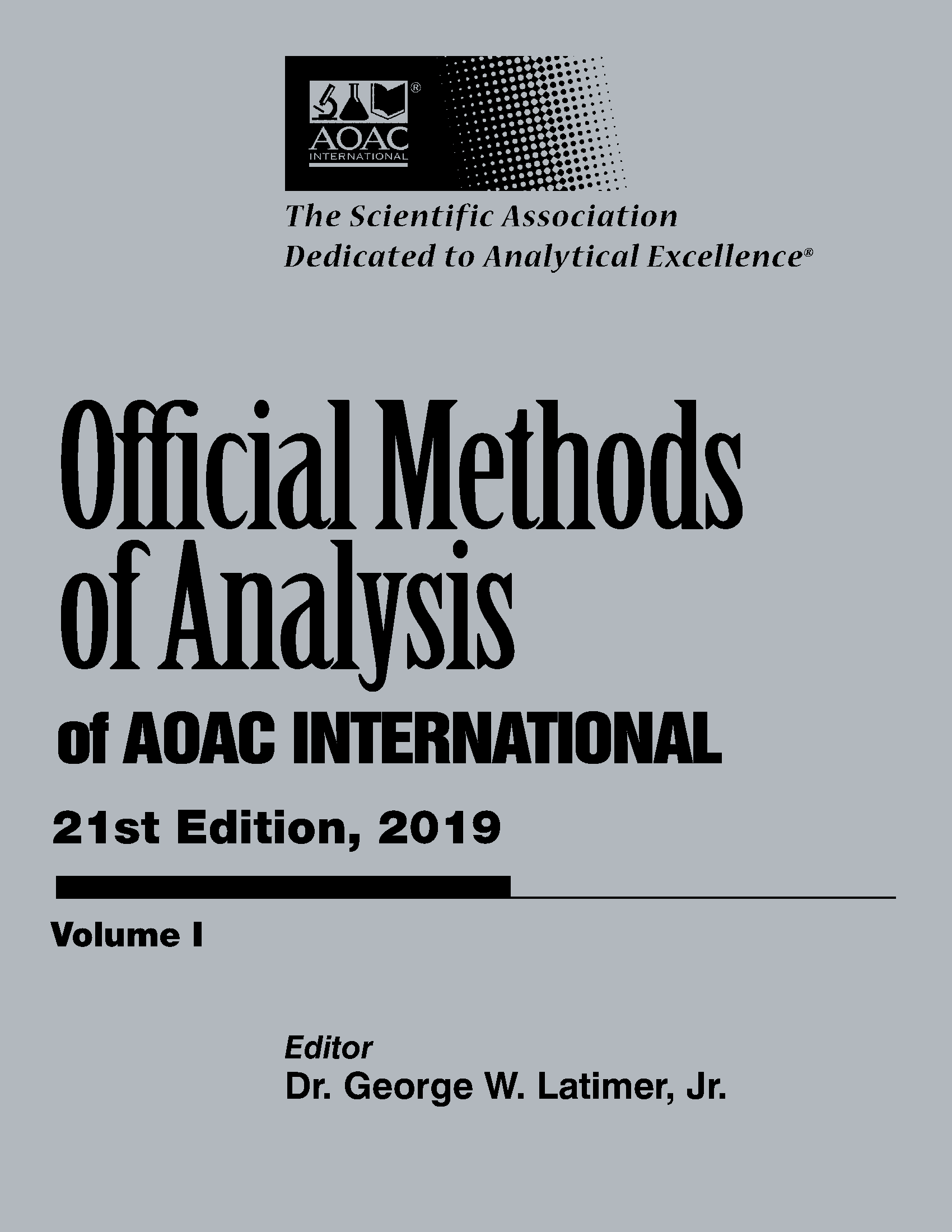 2019 Edition Official Methods of Analysis (OMA) Print